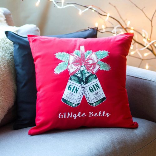 Gingle Bells Christmas Cushion