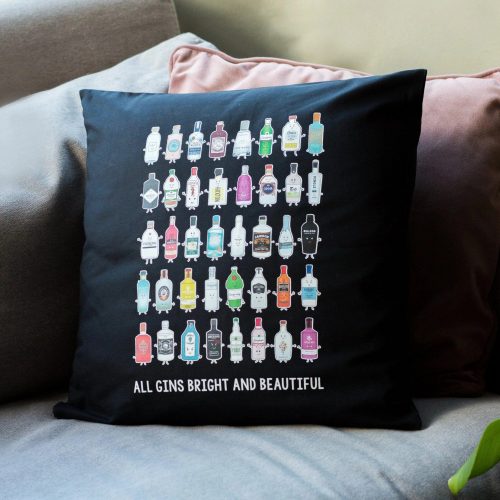 All Gins Bright and Beautiful Cushion